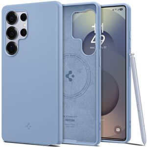 Husa pentru  Samsung Galaxy S25 Ultra Spigen - Silicone Fit MagSafe - Albastru deschis