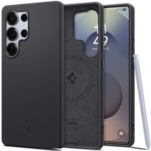 Husa pentru  Samsung Galaxy S25 Ultra Spigen - Silicone Fit MagSafe - Negru