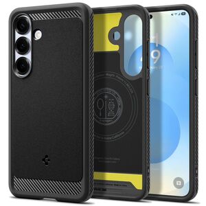 Husa premium pentru  Samsung Galaxy S25+ Spigen - Rugged Armor MagSafe - Negru denim