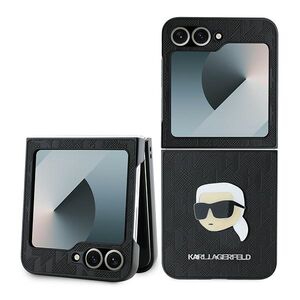 Husa premium pentru  Samsung Galaxy Z Flip 6 Karl Lagerfeld superior quality - Negru darth vader