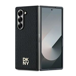 Husa premium pentru  Samsung Galaxy Z Fold 6 DKNY Pattern Energy - Negru