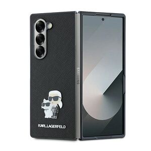 Husa premium pentru  Samsung Galaxy Z Fold 6 Karl Lagerfeld superior quality - Negru denim