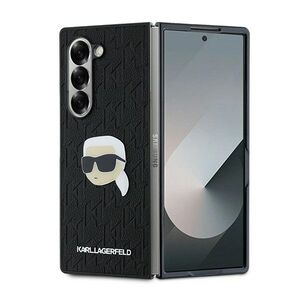 Husa premium pentru  Samsung Galaxy Z Fold 6 Karl Lagerfeld superior quality - Negru royal