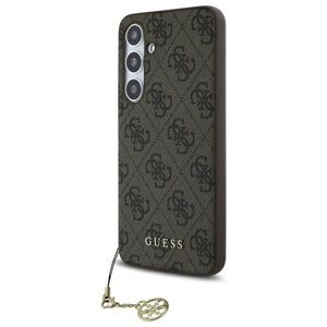 Husa premium pentru  Samsung Galaxy S24 FE Guess Elegance Series - Maro