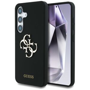 Husa premium pentru  Samsung Galaxy S25 Guess Elegance Series - Negru denim