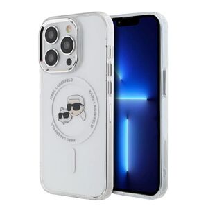 Husa premium pentru  iPhone 14 Pro  Karl Lagerfeld compatibila Magsafe - Alb