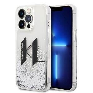 Husa premium pentru  iPhone 14 Pro  Karl Lagerfeld compatibila Magsafe - Alb