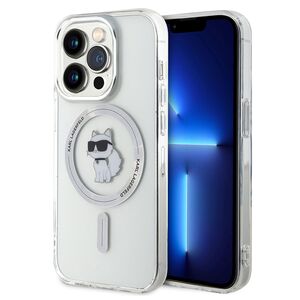 Husa premium pentru  iPhone 14 Pro  Karl Lagerfeld compatibila Magsafe - Clear