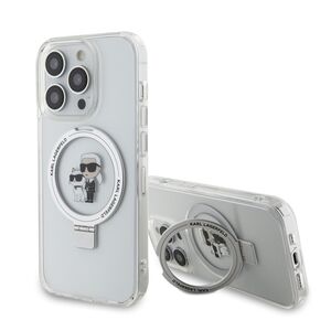 Husa premium pentru  iPhone 14 Pro  Karl Lagerfeld compatibila Magsafe - Ice