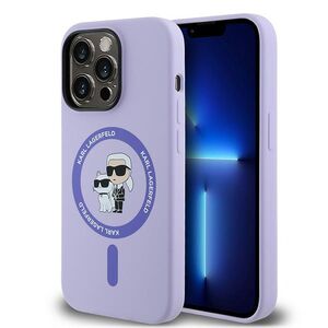 Husa premium pentru  iPhone 14 Pro  Karl Lagerfeld compatibila Magsafe - Mov