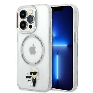 Husa premium pentru  iPhone 14 Pro  Karl Lagerfeld compatibila Magsafe - Transparent