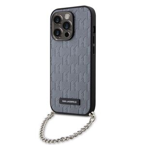 Husa premium pentru  iPhone 14 Pro  Karl Lagerfeld superior quality - Gri inchis