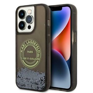 Husa premium pentru  iPhone 14 Pro  Karl Lagerfeld superior quality - Maro deschis