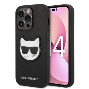 Husa premium pentru  iPhone 14 Pro  Karl Lagerfeld superior quality - Negru darth vader