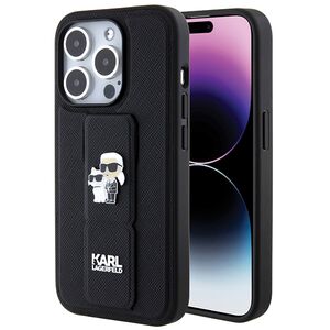 Husa premium pentru  iPhone 14 Pro  Karl Lagerfeld superior quality - Negru denim