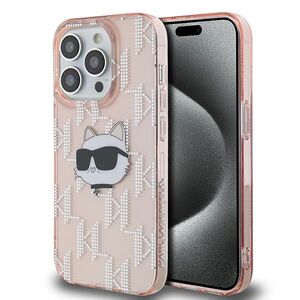 Husa premium pentru  iPhone 14 Pro  Karl Lagerfeld superior quality - Roz