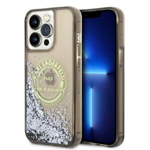 Husa premium pentru  iPhone 14 Pro Max Karl Lagerfeld superior quality - Auriu