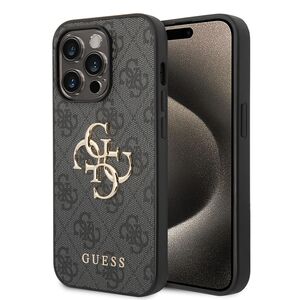 Husa premium pentru  iPhone 15 Pro Max Guess Elegance Series - Gri inchis