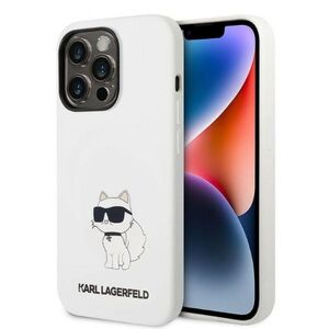Husa premium pentru iPhone 14 Pro Karl Lagerfeld superior quality - alb