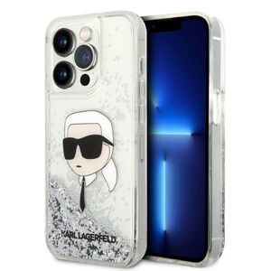 Husa premium pentru  iPhone 14 Pro  Karl Lagerfeld superior quality - Alb