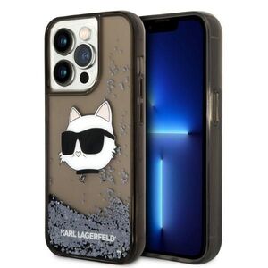 Husa premium pentru  iPhone 14 Pro  Karl Lagerfeld superior quality - Maro deschis