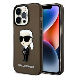 Husa premium pentru  iPhone 14 Pro  Karl Lagerfeld superior quality - Maro