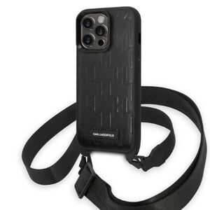 Husa premium pentru  iPhone 14 Pro  Karl Lagerfeld superior quality - Negru denim