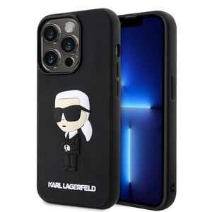 Husa premium pentru  iPhone 14 Pro  Karl Lagerfeld superior quality - Negru denim