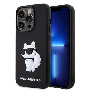 Husa premium pentru  iPhone 14 Pro  Karl Lagerfeld superior quality - Negru royal