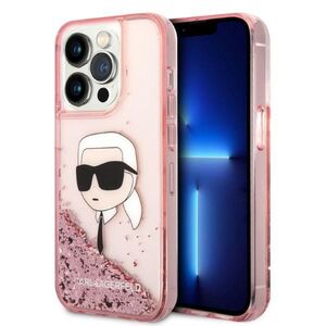 Husa premium pentru  iPhone 14 Pro  Karl Lagerfeld superior quality - Roz pal