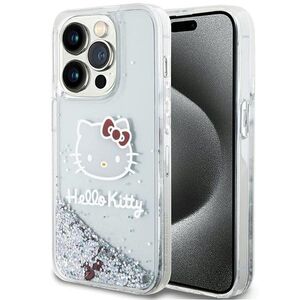 Husa premium pentru  iPhone 15 Pro Hello Kitty Funcky Series - Argintiu