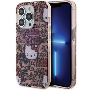 Husa premium pentru  iPhone 15 Pro Hello Kitty Funcky Series - Maro