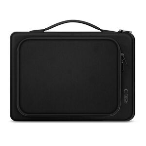 Geantă Premium Elegantă și Practică pentru Laptop 13 - 14 si tableta, compatibila Macbook, Lenovo, Microsoft, Acer, HP, Asus, cu Protecție Antişoc, Interior Moale, Compartimente Suplimentare și Design Modern, negru