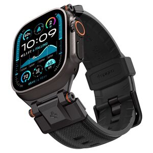 Curea premium pentru Apple Watch 6 / 7 / 8 / 9 / 10 / SE / ULTRA 1 / 2 (44 / 45 / 46 / 49 MM) Spigen - DuraPro Armor - Negru
