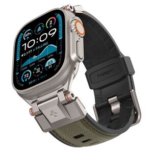 Curea premium pentru Apple Watch 6 / 7 / 8 / 9 / 10 / SE / ULTRA 1 / 2 (44 / 45 / 46 / 49 MM) Spigen - DuraPro Armor - Verde
