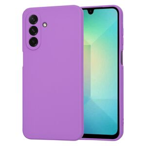 Husa pentru  Samsung Galaxy A26 Liquid Silicone, subțire, captusita cu microfibra, anti amprentă, protectie cameră foto, Mov