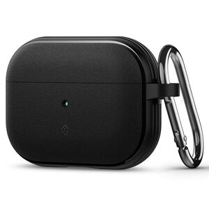 Husa pentru Airpods Pro 1 / 2 Spigen - Protection Case Caseology Vault, ir Space Technology, Aluminum Holder - Negru
