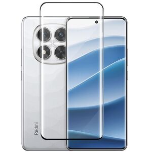 Folie din sticla pentru Xiaomi Redmi Note 14 Pro Plus 5G, full-face Tempered Glass 3D Curved Screen, margini negre