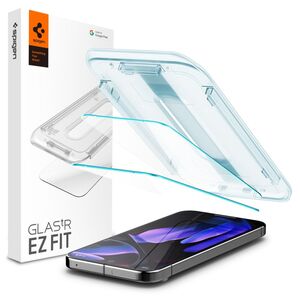 Set 2 x Folie din sticla pentru  Google Pixel 9 / 9 Pro cu aplicator Spigen - Glas.tR EZ-FIT HD - clear