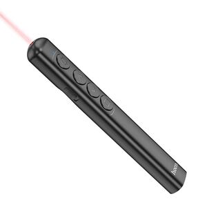 Telecomanda pentru prezentari cu laser pointer lumina rosie Hoco GM202, Conectivitate Wireless 2.4Ghz, negru