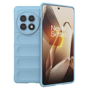 Husa pentru  OnePlus 13R Liquid Silicone, Microfibre Lining, Non-Slip Airbag Design, Albastru