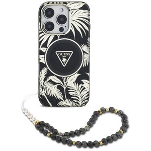 Husa premium pentru  iPhone 16 Pro Max compatibila MagSafe Guess Luxury Series - Gri