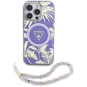 Husa premium pentru  iPhone 16 Pro compatibila MagSafe Guess Luxury Series - Mov