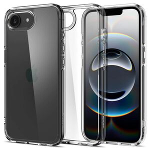 Husa premium pentru  iPhone 16e Spigen - Ultra Hybrid - Transparent
