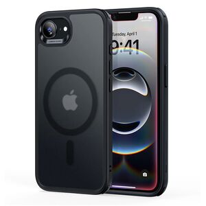 Husa premium pentru  iPhone 16e compatibila MagSafe ESR - Classic Hybrid HaloLock - Negru mat
