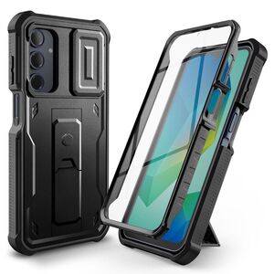 Pachet 360: Husa cu folie integrata Samsung Galaxy A16 KEVLAR PRO360 (fata spate), cu protectie lentile, negru