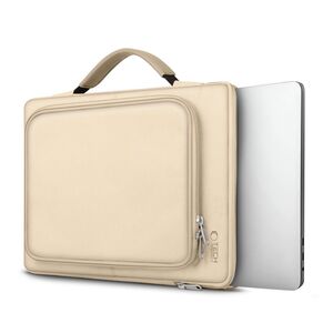 Geantă pentru laptop, protecție premium și design elegant, compatibila laptop intre 13-14 inch, bej
