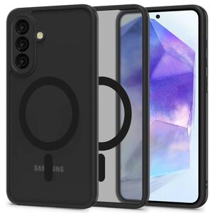 Husa pentru Samsung Galaxy A56 cu MagSafe, Ghost series - negru mat