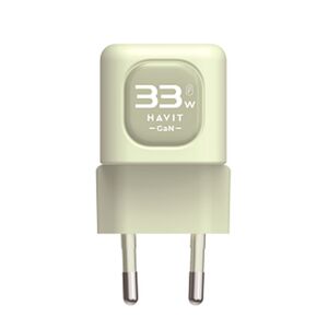 Incarcator priza USB Type-C 33W GaN Havit UC230 EU, verde