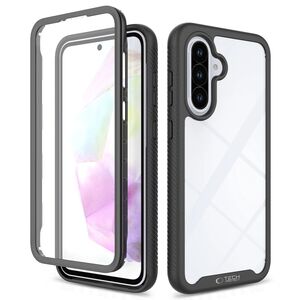 Pachet 360: Husa cu folie integrata Samsung Galaxy A56 / A36 5G Defense 360 - negru / transparent